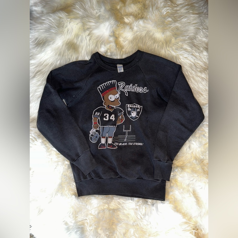 Vintage rare Raiders BART sweater